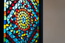 An Indian Style Lantern with Colored Glass Mosaic