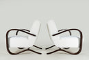 A Pair of Halabala Style Arm Chairs