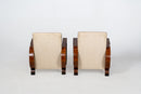 A Pair of Indian Art Deco Club Chairs