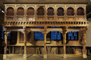 A Wooden Facade From an Indian Palace