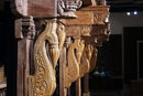 A Wooden Facade From an Indian Palace