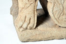 Impressive Pair of Chinese Stone Guardian Lions