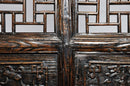 Pair of Chinese Lattice Panels