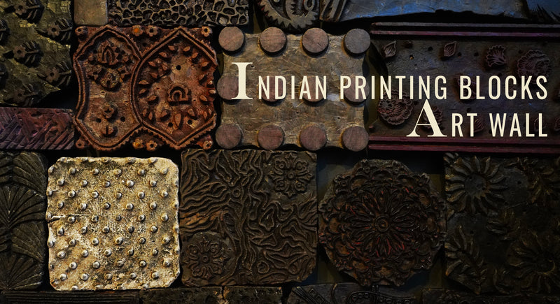 Indian Printing Blocks Art Wall