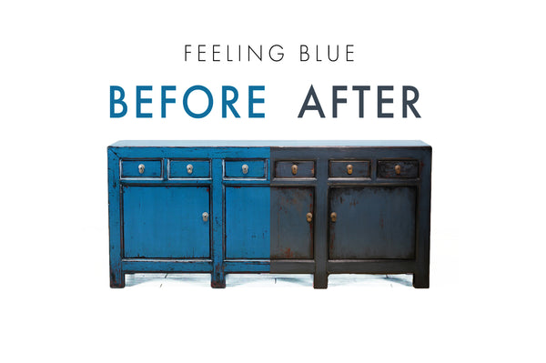 Feeling Blue: Chinese Sideboard Transformation