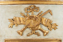 French Provincial Giltwood Trumeau Mirror