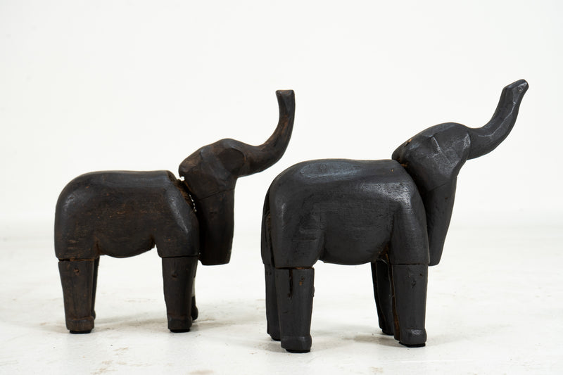 Wooden Paper Mache Mold of Elephant