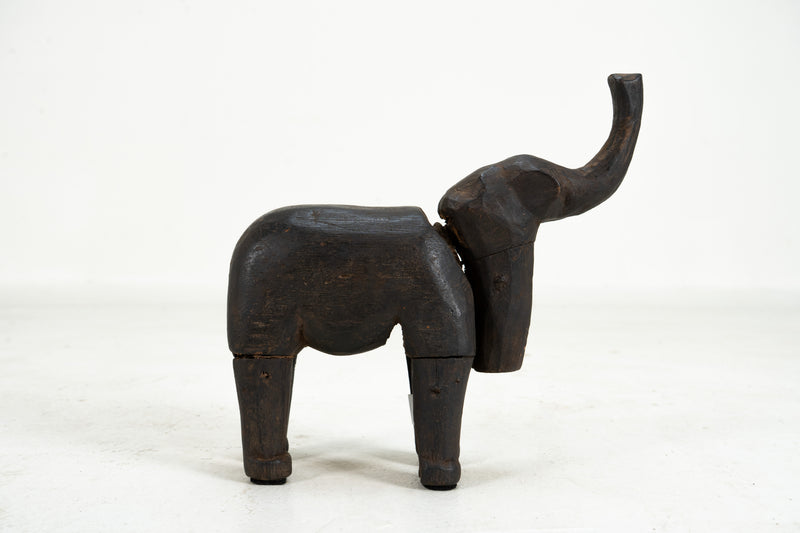 Wooden Paper Mache Mold of Elephant
