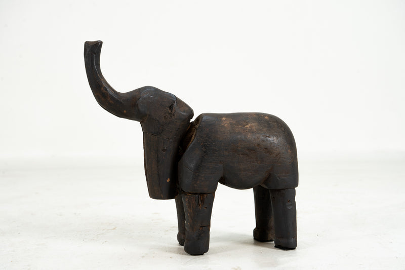 Wooden Paper Mache Mold of Elephant