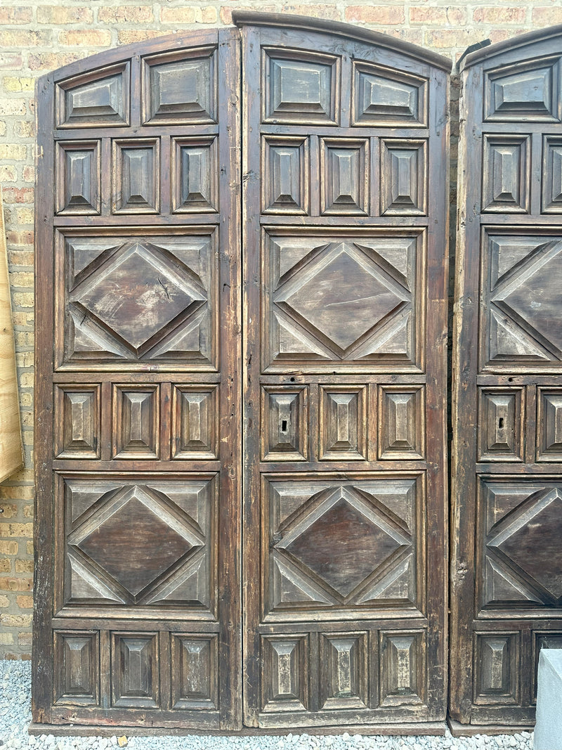 A Set of 4 French Walnut Wall Panels