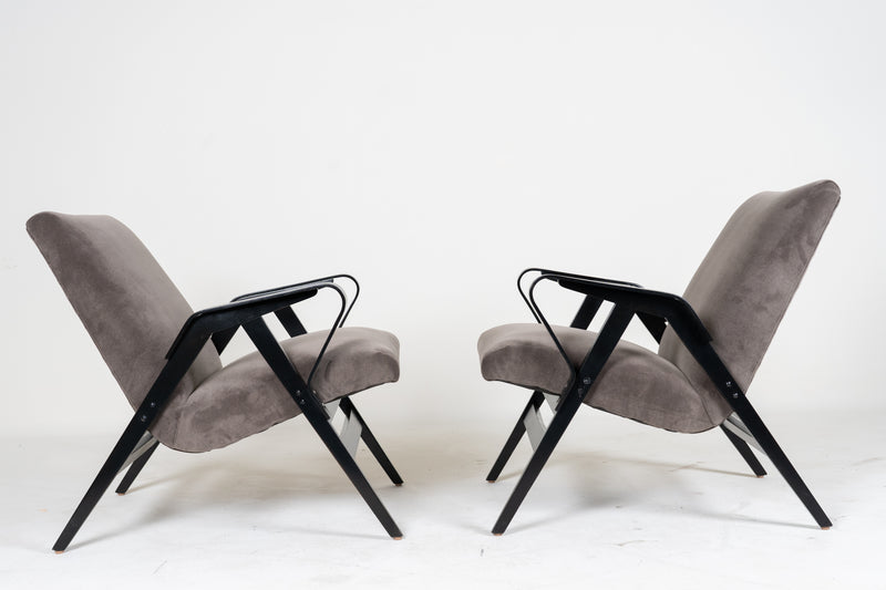 A Pair of Mid-Century Socialist Lounge Chairs