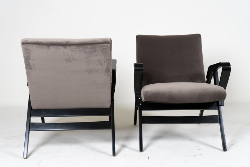 A Pair of Mid-Century Socialist Lounge Chairs