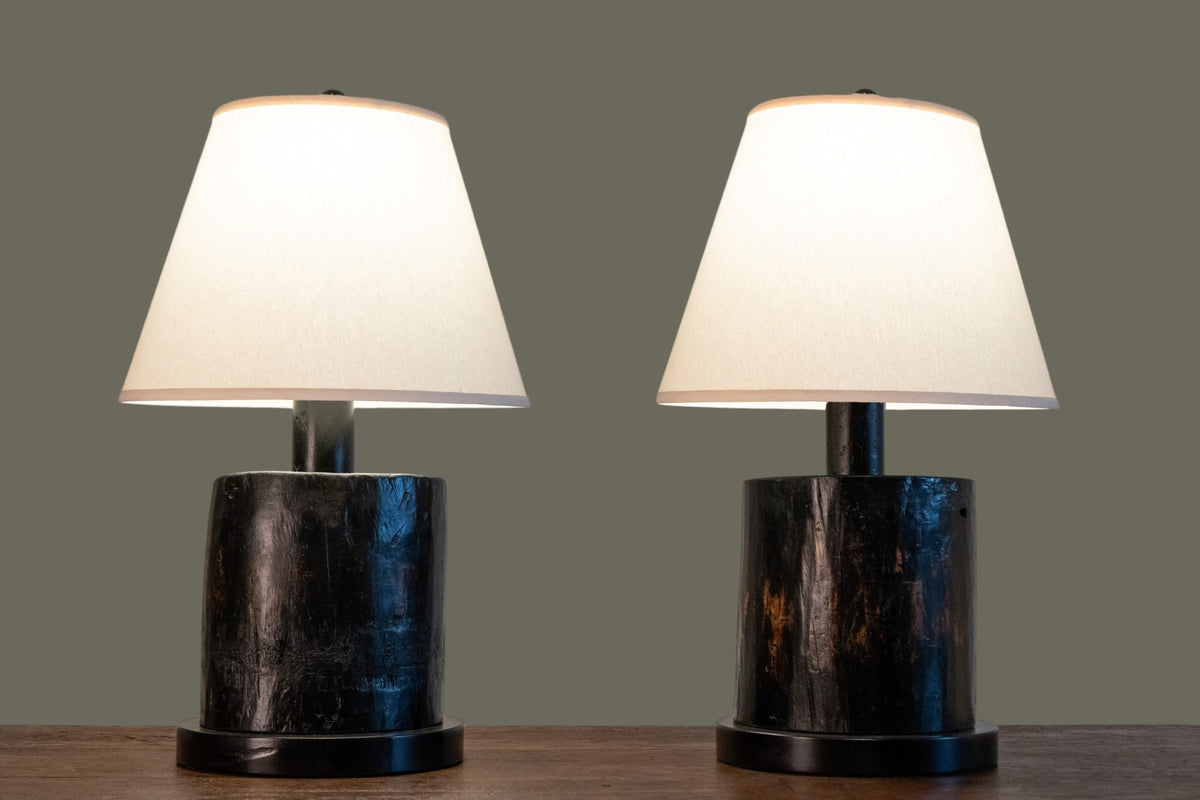Custom Lamp Made from Reclaimed Wood