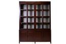 20th Century British Colonial Bookcase with Bottom Storage