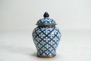 Blue and White Porcelain Ginger Jar