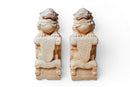 A Pair of Chinese Marble Fu Dogs