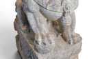 A Pair of Carved Stone Fu dogs