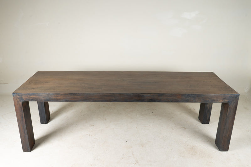 A Monumental Teakwood Dining Table