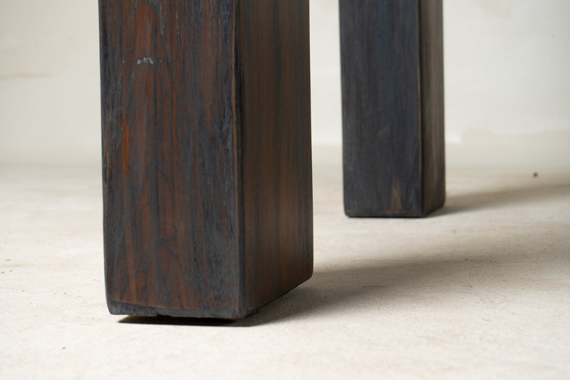 A Monumental Teakwood Dining Table