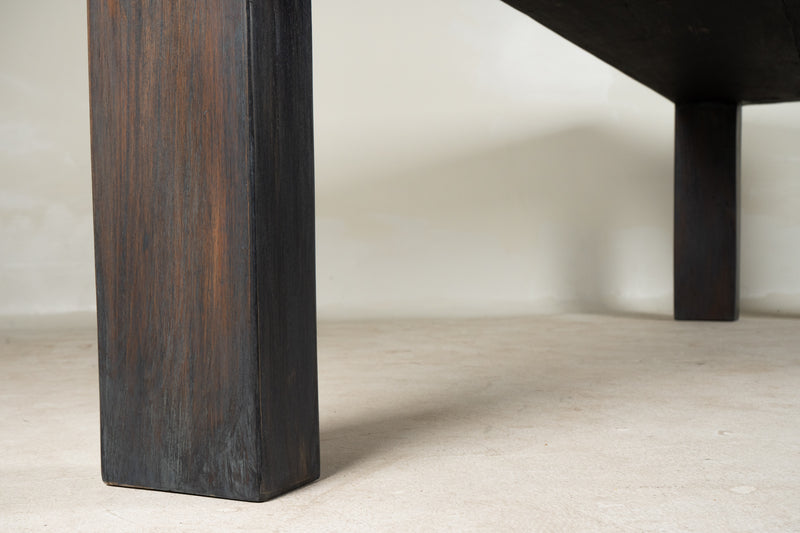 A Monumental Teakwood Dining Table