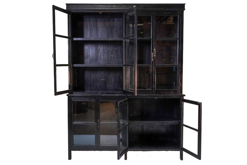 C.1900 British Raj Burmese Bookcase