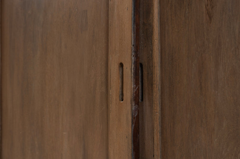 Mid-Century Burmese Colonial Teak Bookcase