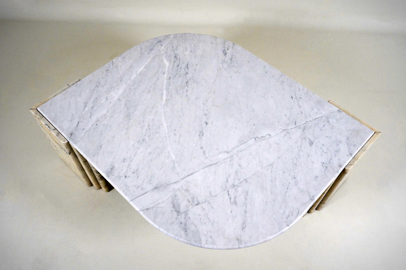 An Italian Mid-Century Coffee Table in Marble  