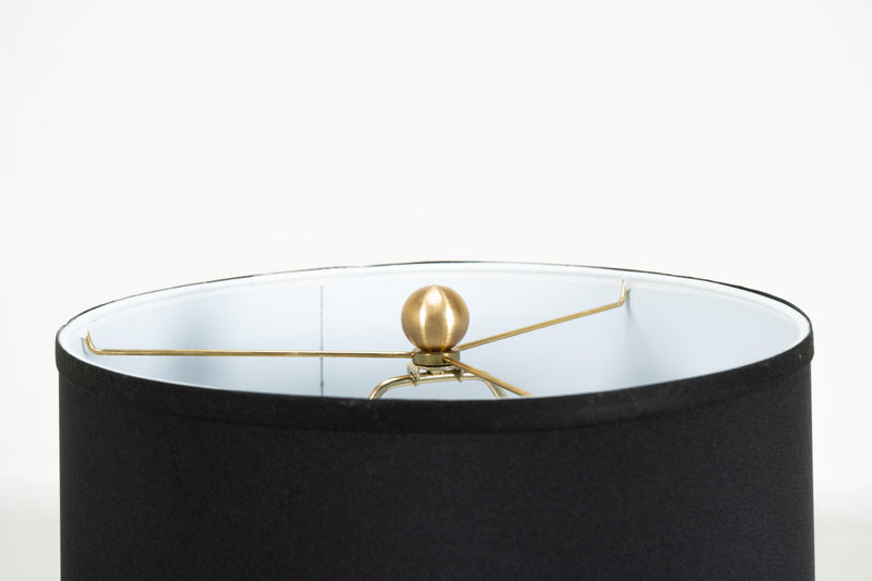 A Blue and White "Double Happiness" Jar Lamp