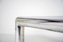 A Square Chrome Coffee Table