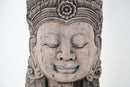A Teak Wood Sculpture of a Cambodian Apsara Goddess