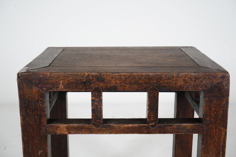 A Pair of Middle Qing Dynasty Rectangular Stools