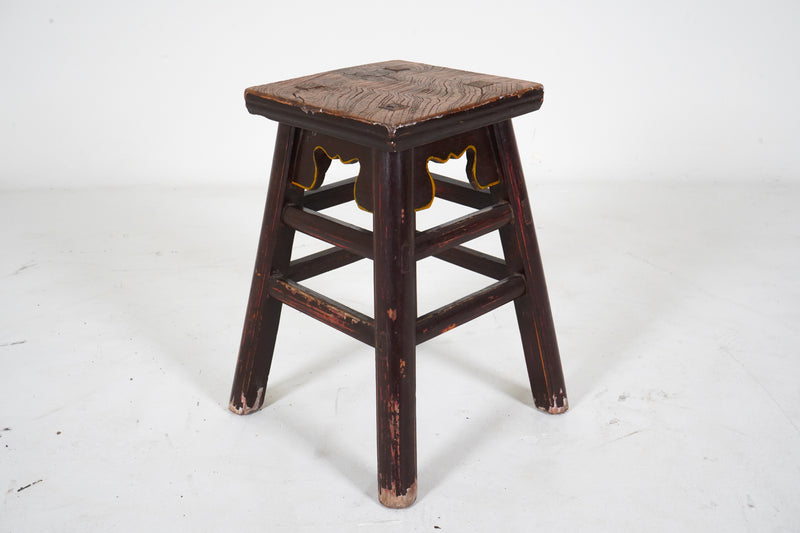 A Late Qing Dynasty Wooden Stool