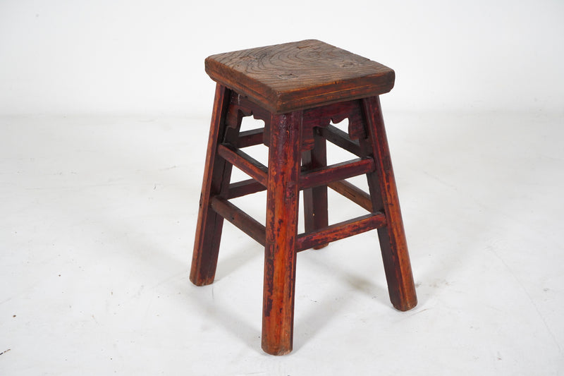 A Late Qing Dynasty Wooden Stool