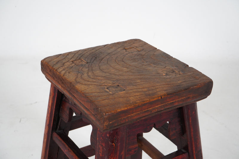 A Late Qing Dynasty Wooden Stool