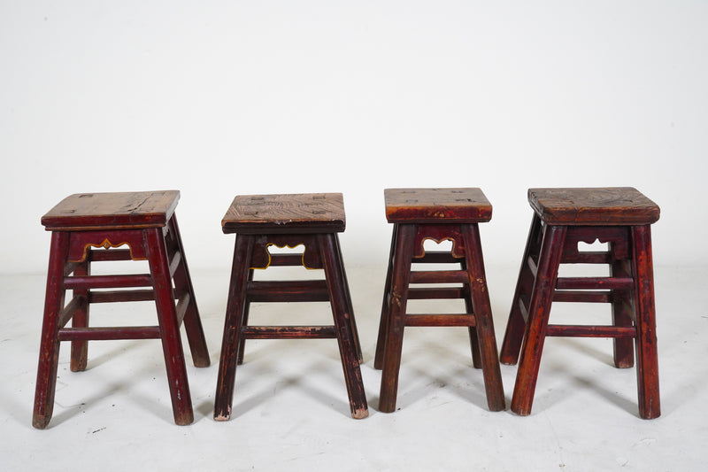 A Late Qing Dynasty Wooden Stool