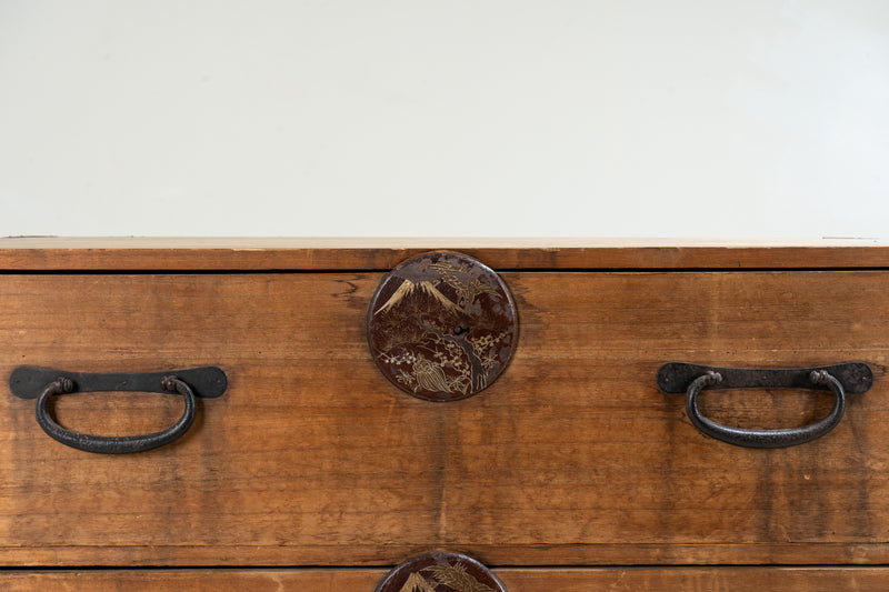 A Pair of Japanese Tansu Bedside Chests