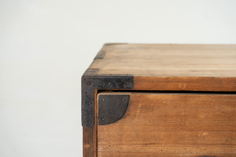 A Pair of Japanese Tansu Bedside Chests