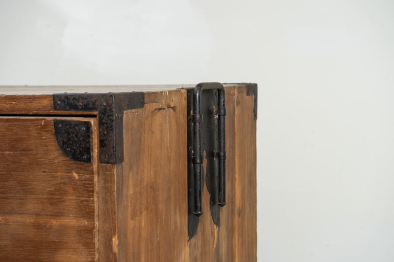 A Pair of Japanese Tansu Bedside Chests