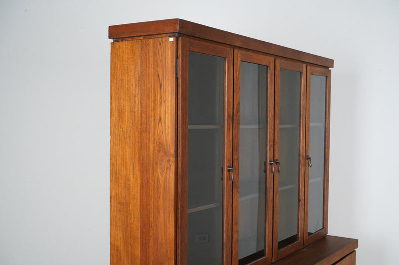 A British Colonial Bookcase with Bottom Storage