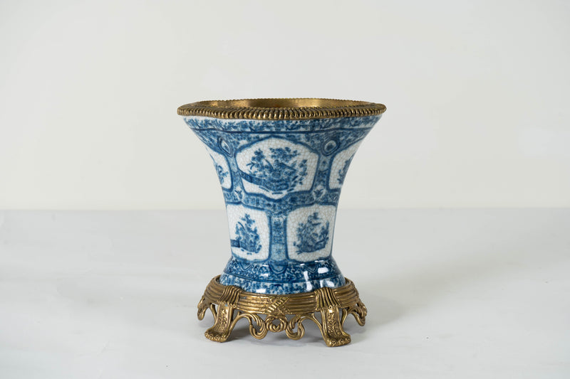 A Blue and White Porcelain Pot