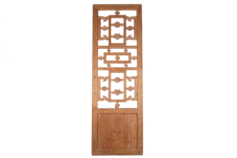 A Chinese Carved Door Panel