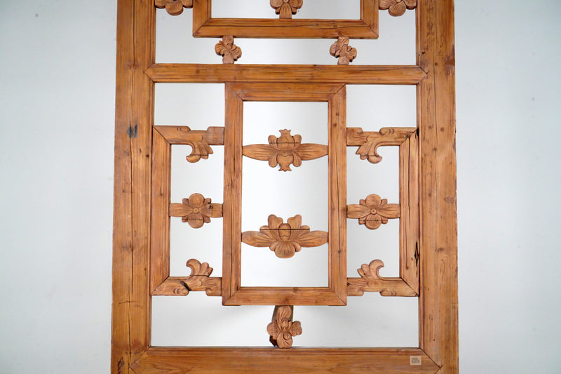 A Chinese Carved Door Panel