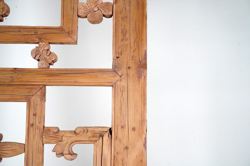 A Chinese Carved Door Panel
