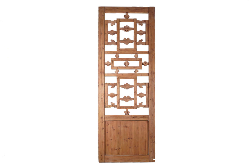 A Chinese Carved Door Panel