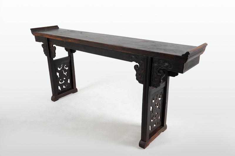 A Chinese Altar Table with Cloud Motifs
