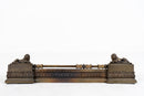 A Solid Brass Fireplace Fender, c. 1880