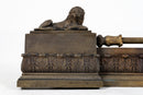 A Solid Brass Fireplace Fender, c. 1880