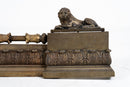 A Solid Brass Fireplace Fender, c. 1880