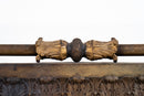 A Solid Brass Fireplace Fender, c. 1880