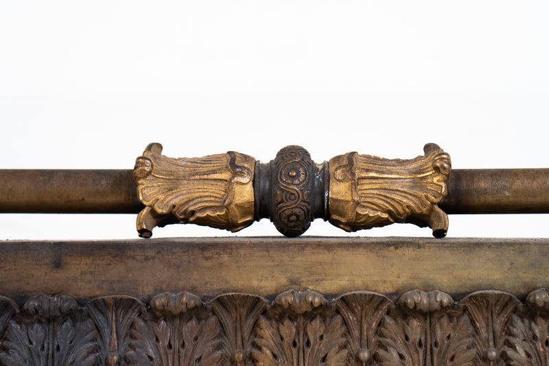 A Solid Brass Fireplace Fender, c. 1880